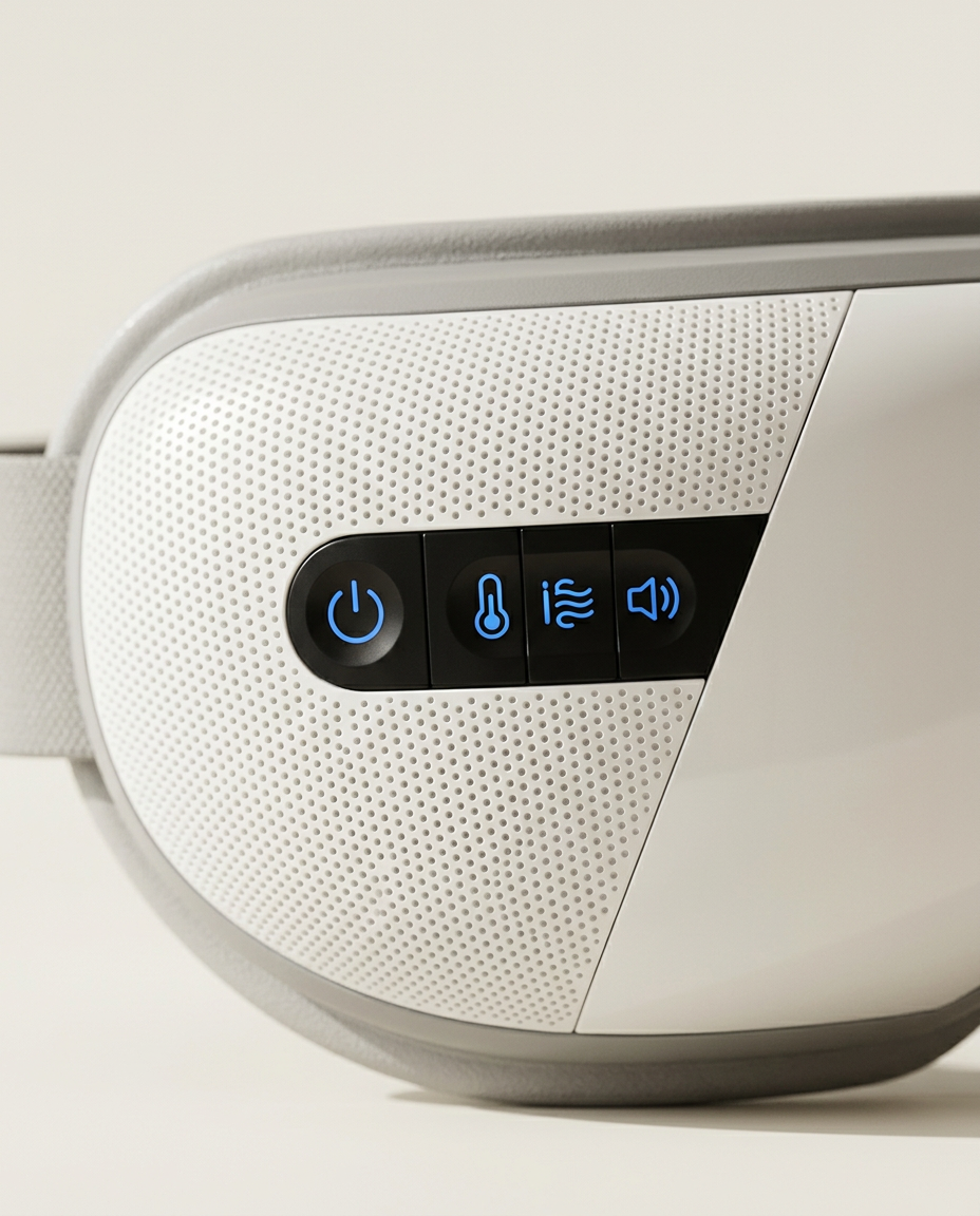 Olynne Halo, masseur oculaire chauffant avec musique Bluetooth